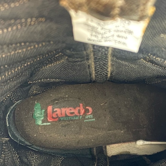 Laredo Men's (68384) 12" All Leather 2” Heel Classic Cowboy Western Boot 11.5EW - Picture 12 of 15